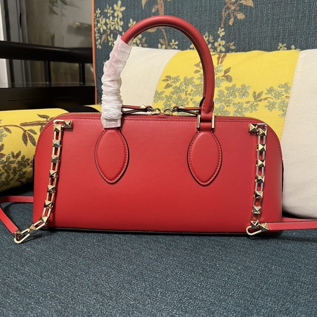 Bolso Valentino Rockstud East-West – Cuero Genuino Negro - Image 13