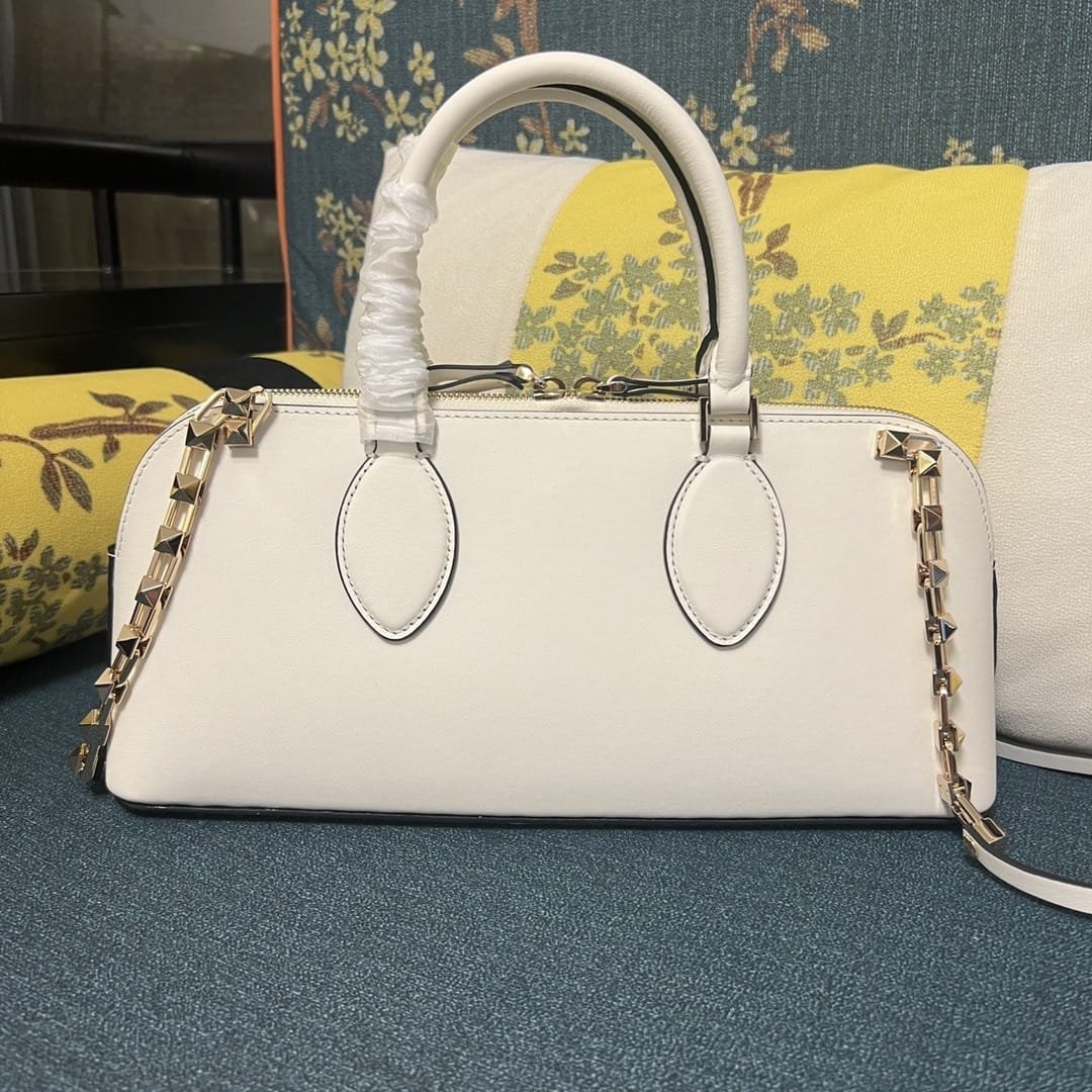 Bolso Valentino Rockstud East-West – Cuero Genuino Negro - Image 14