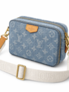 Louis Vuitton Alpha Wearable Wallet en Denim Monogram – Diseño 2 en 1 con Estilo Vintage Urbano