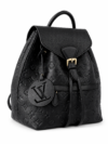 Louis Vuitton Montsouris Monogram Empreinte Leather Backpack Black – Diseño Icónico con Toques Vintage