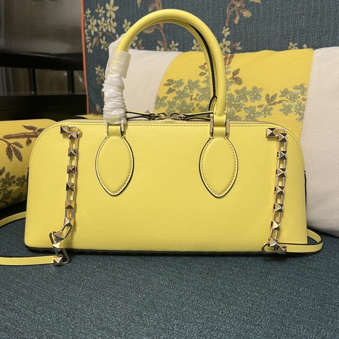 Bolso Valentino Rockstud East-West – Cuero Genuino Negro - Image 12