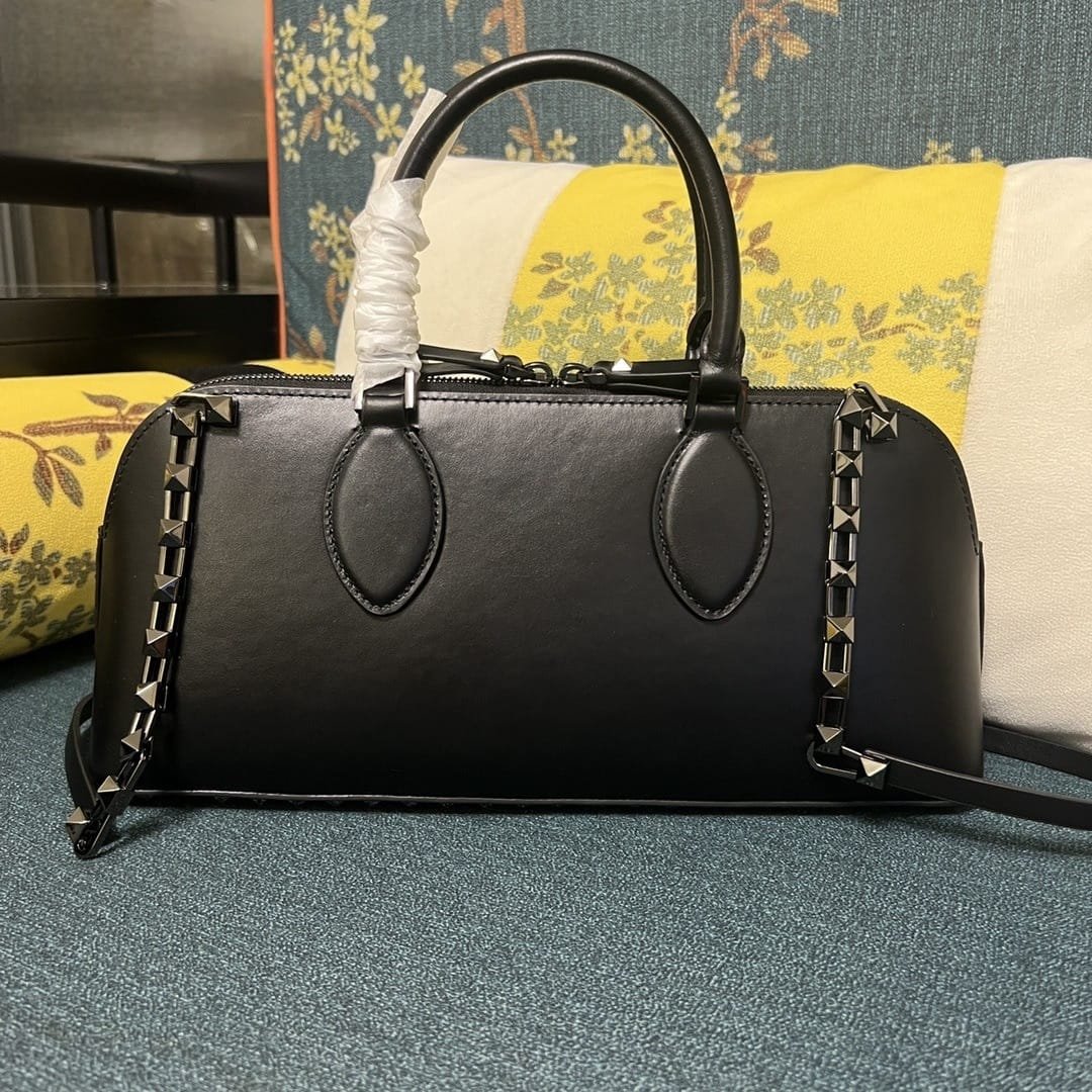Bolso Valentino Rockstud East-West – Cuero Genuino Negro - Image 15