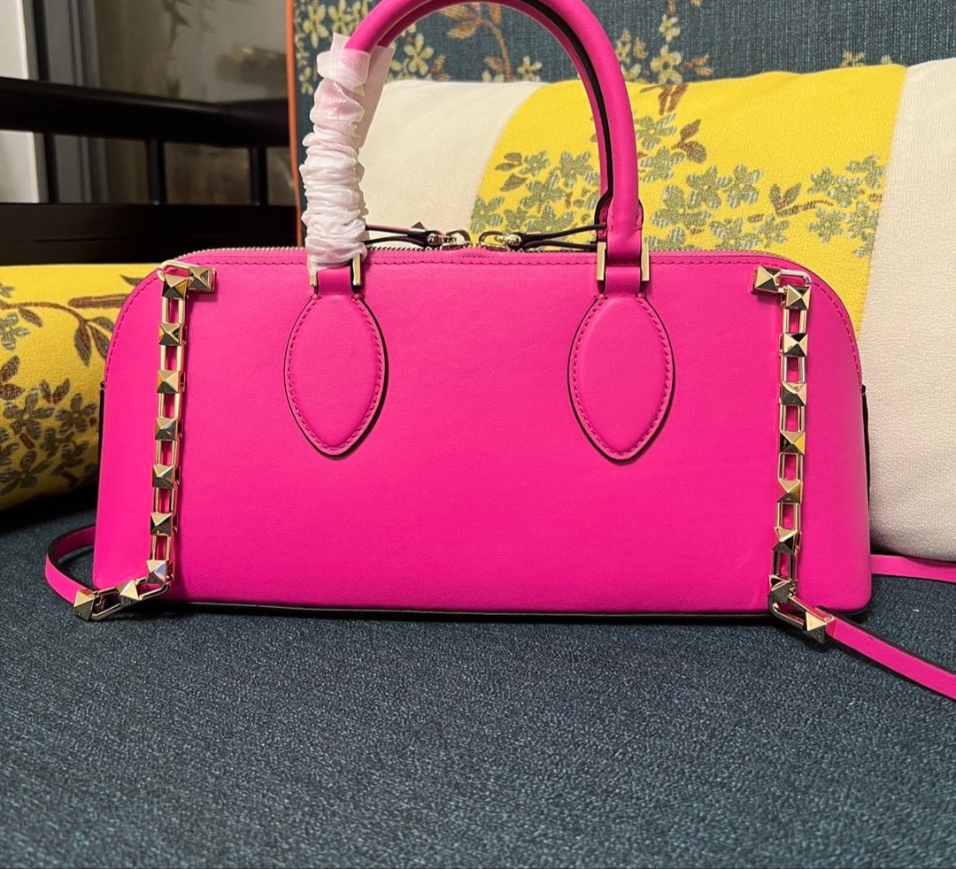 Bolso Valentino Rockstud East-West – Cuero Genuino Negro - Image 3