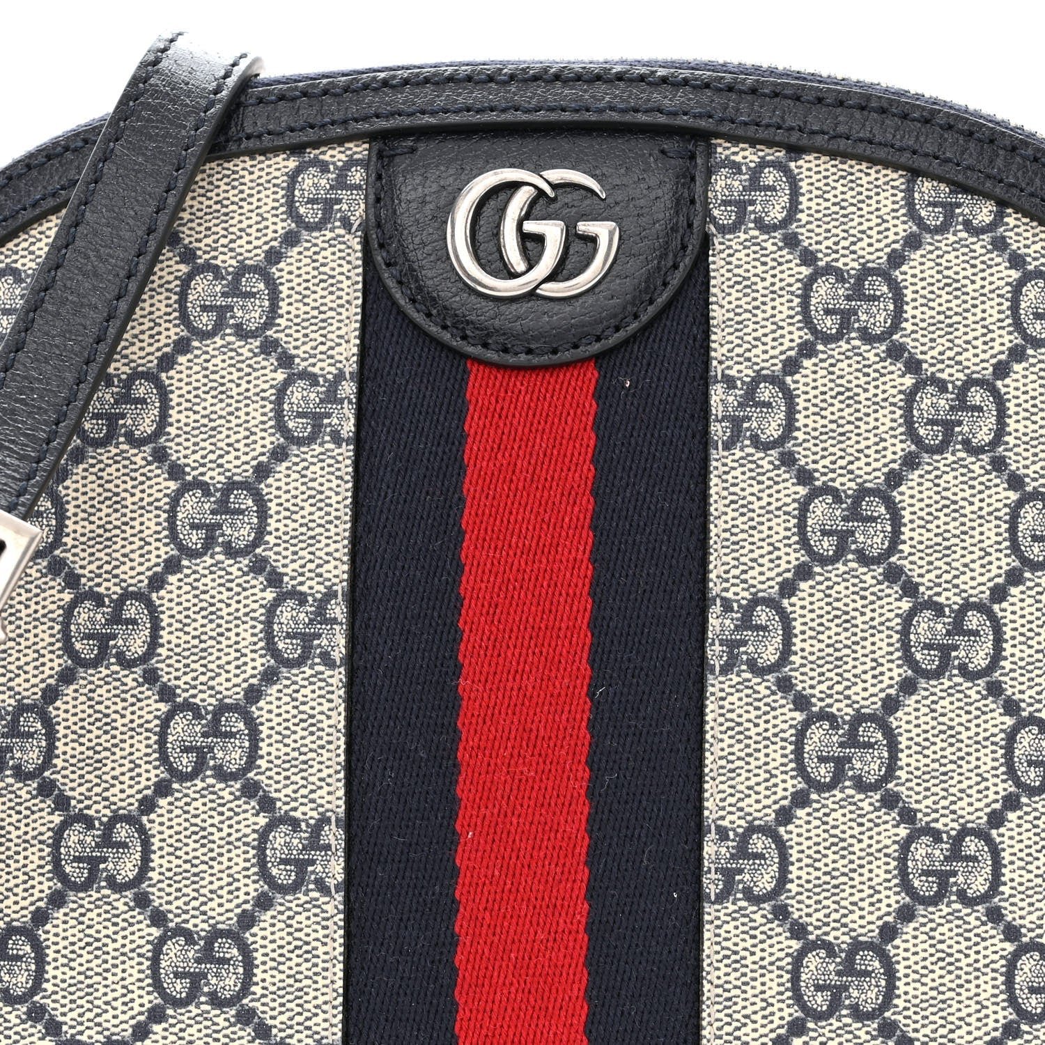 GUCCI GG Ophidia Estilo Dome Shoulder Bag Blue | Diseño Compacto y Elegante - Image 3