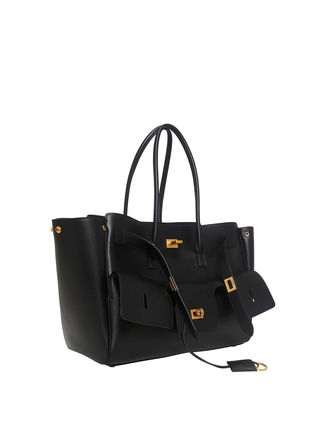Balenciaga Neo Classic Tote Bag Negra – Elegancia Estructurada para Todos los Días - Image 4