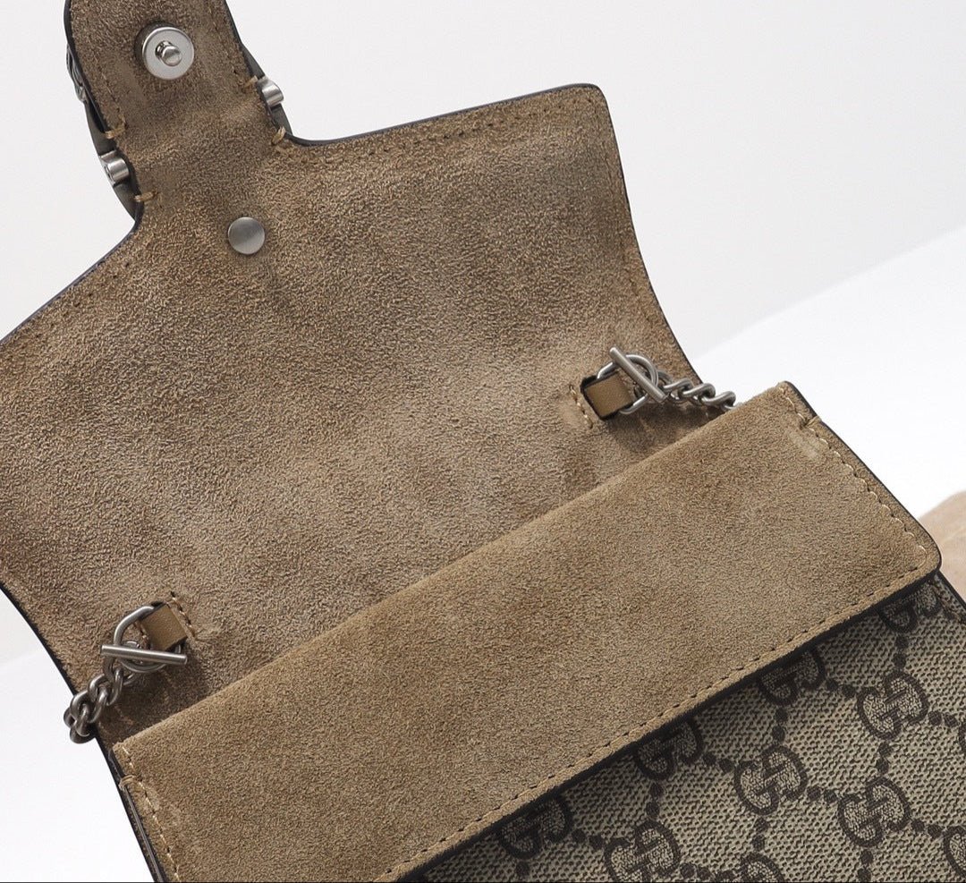 Gucci Dionysus Big Supreme GG – Edición Grande, Detalle de Cabeza de Tigre - Image 11