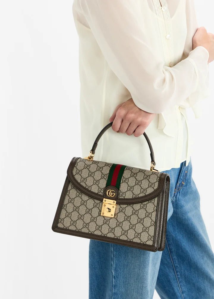 Gucci Bolsa Ophidia Small GG – Cosida a Mano, 25 cm - Image 4