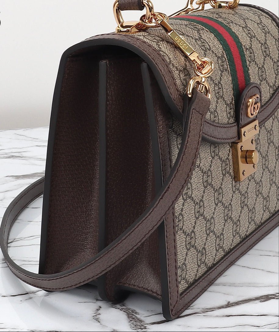 Gucci Bolsa Ophidia Small GG – Cosida a Mano, 25 cm - Image 11