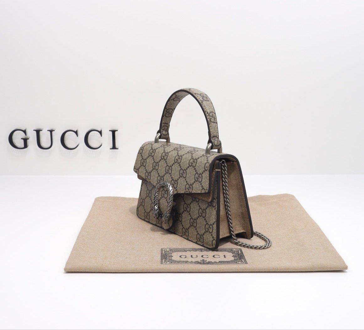 Gucci Dionysus Big Supreme GG – Edición Grande, Detalle de Cabeza de Tigre - Image 6