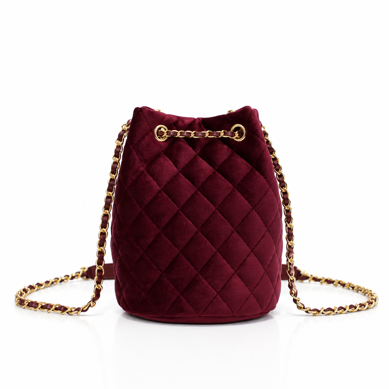 Bucket Bag de Terciopelo con Cristales | Glamour de Otoño-Invierno en Panamá - Image 2
