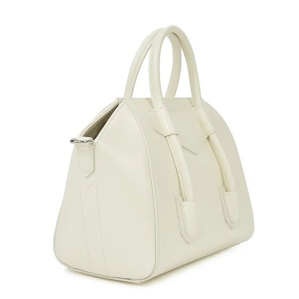 Mini Antigona Lock Bag – Geometría Sofisticada en Cuero - Image 2